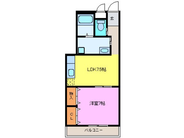 河西ビルの物件間取画像